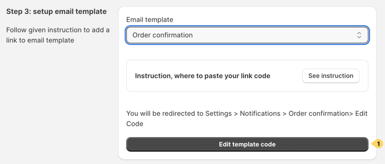 Edit shopify order confirmation email template