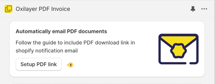 Setup PDF invoice download link